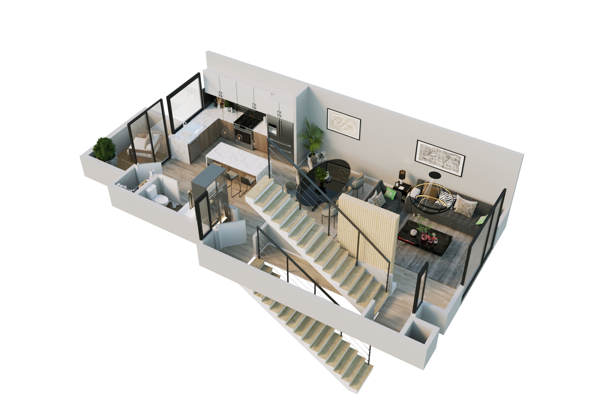 3D floor plan